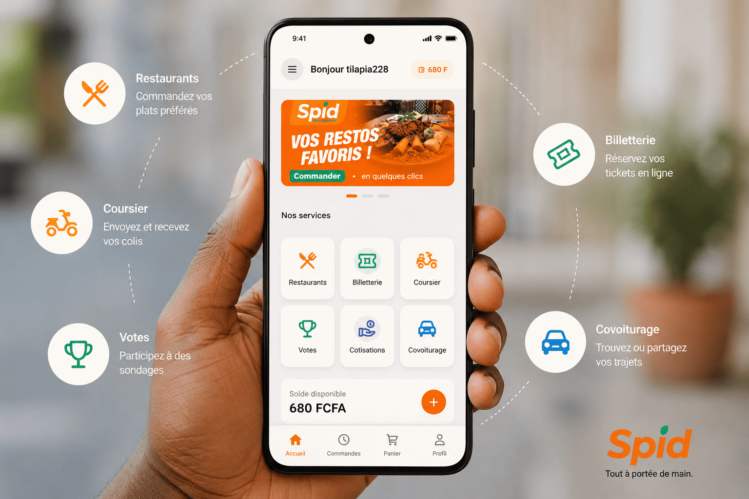 Togo : SPID réunit livraison, covoiturage et billetterie dans une seule application